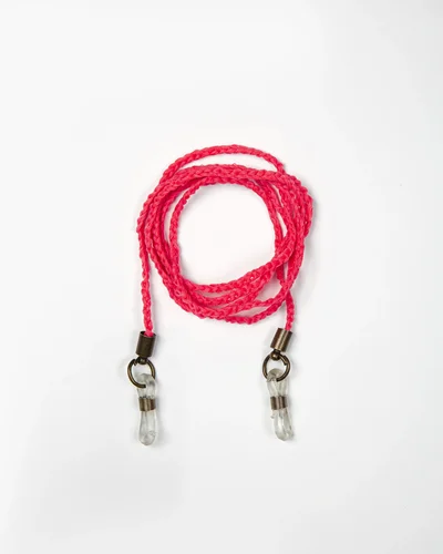 بند عینک ژوتین صورتی فسفری